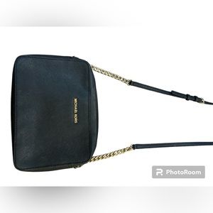 Michael Kors Leather Jet Set East West Crossbody